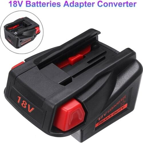1Pc 18V Battery Adapter With USB For Milwaukee M18 Li-Ion Battery To V18 Battery Battery Accessories