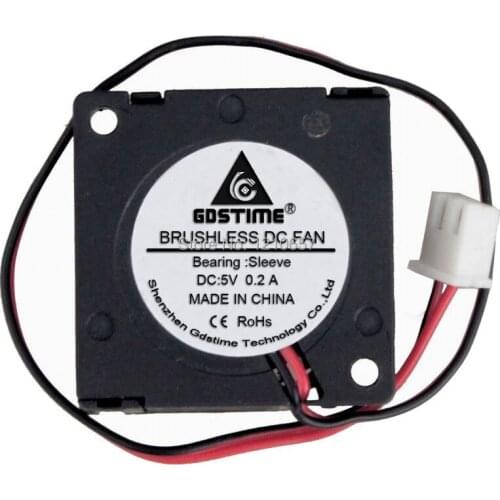 50 PCS lot Dc Brushless Cooling Turbo Blower Fan 5V Cooler Centrifugal Fans 30mm x 10mm 3cm 2Pin