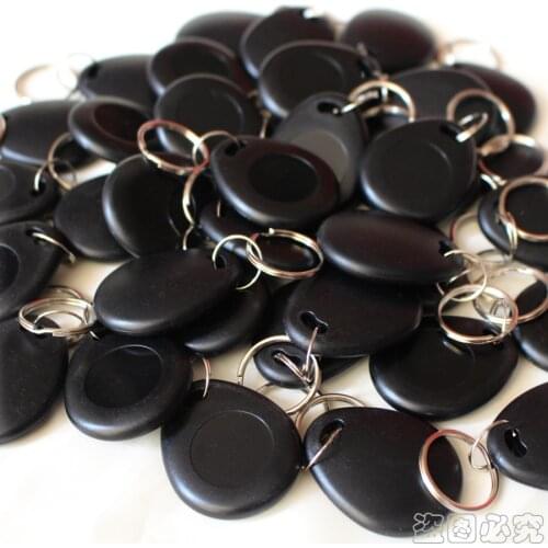 10pcs/lot T5577 125Khz RFID Readable & Writable Rewrite Proximity ID cards Token Tags Keyrings fobs Keyfobs