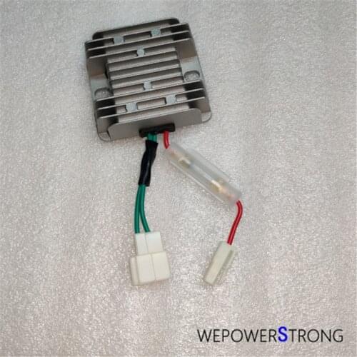 Electric Start 12V Voltage Regulator Rectifier Unit W/. Fuse Fits for 170F 173F 178F 186F 188F 190F 192F Air Cool Diesel Engine