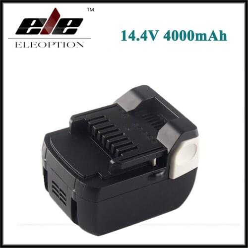 Eleoption 14.4V 4000mAh Li-Ion Replacement Battery for Hitachi BSL1430 BSL1415 326236 327729 326824 326823 BCL1430 C-2