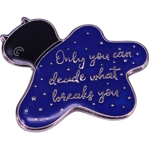 A Court of Wings and Ruin Quote Enamel Pin ''Only you can decide what breaks you'' - Sarah J Mass