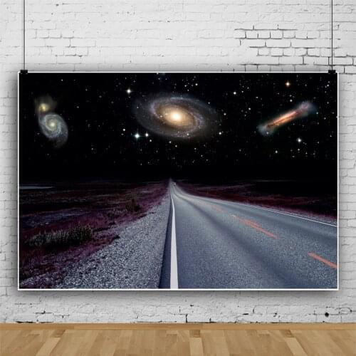 Night Twinkling Milky Way Galaxy Portrait Photography Backdrop Decor Photo Background Studio Photocall Props