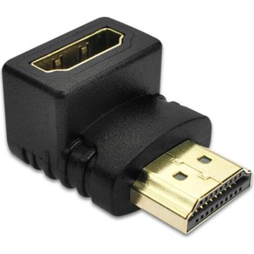 HDMI-compatible 90 degree right-angle adapter HDMI-compatible 270 degree HDMI-compatible male to female connector