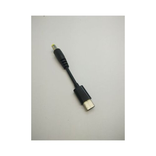 USB 3.1 Type C to DC 5.5*2.1 Adapter Power Extension Cable MM/MF Straight/Elbow Type 20cm Black