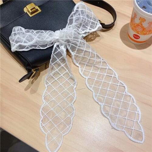 Parent-Child Fairy Lace Hair Bands Temperament Braided Hair Wide Banded Hair Accessories Long Sweet Hair Bands for Children