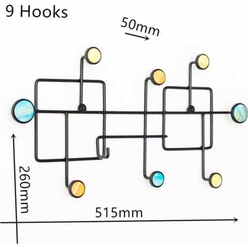 LCH Nordic Style Macaroon Clothes Hook Keys holder Cupboard Handle Door Pull Handles Brass Color Entryway Wood Hook entryway