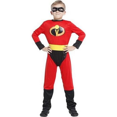 Laser Super Hero Costume kids Children Movie Anime Cosplay Carnival Costumes