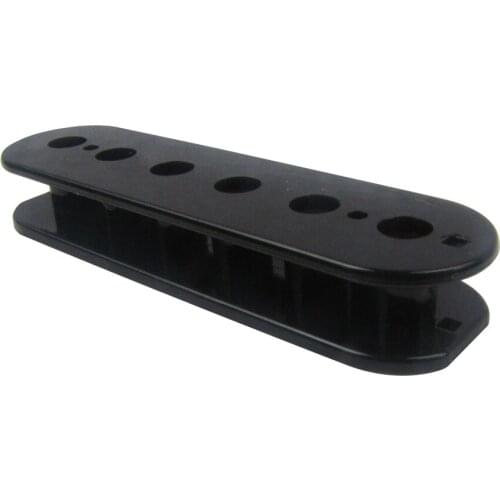 NEW 2PCS 8 String Electric Guitar Pickup Bobbins Bridge Slug Bobbins Black