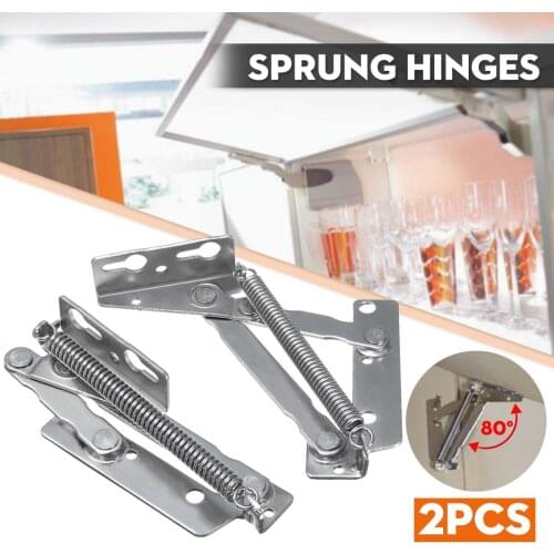 80 Degree Scissor Hinge Spring Hinge Stainless Steel for Folding Sofa Cabinet Door Furniture Hardware