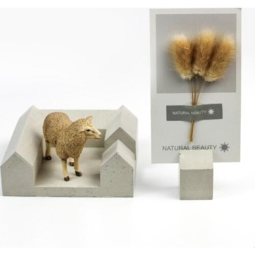 Concrete card clip silicone mold business mens office cement business card holder mold study desktop creative display mold