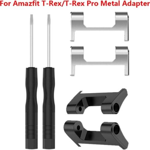 Watch Strap Connector ForAmazfit T-Rex T Rex Pro Watch Band Adapter Smart Wristband Adapter Connection Screwdriver Accessories
