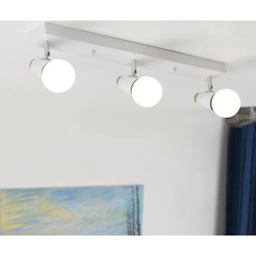 Modern Nordic LED Ceiling Light Lamp Living Room Corridor Lighting Fixture Bedroom Surface Mount Iron Long Ceiling