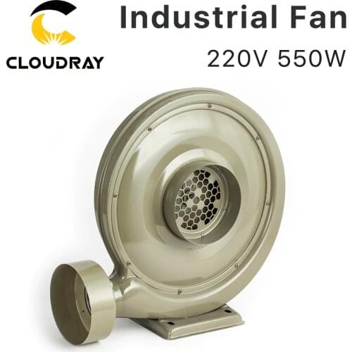 Cloudray 220V 550W Exhaust Fan Air Blower Centrifugal for CO2 Laser Engraving Cutting Machine Medium Pressure Lower Noise