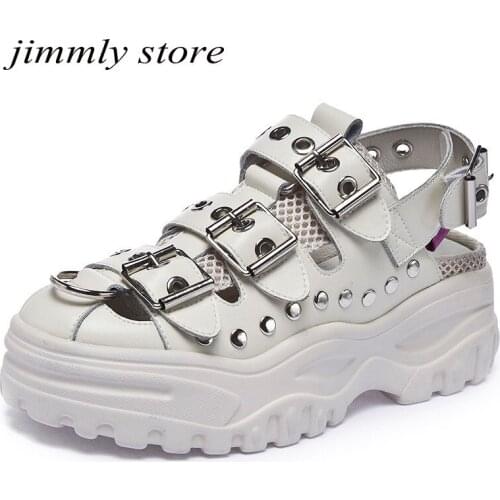 Platform Womens Sneaker 2021 Summer Fashion Women Chunky Beach Sandal Comfortable Sandalias Mujer