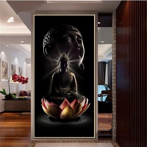 5D DIY Buddha Zen Religion Diamond Painting Home Decoration Cross Stitch Craft Kits Mosaic Beaded Embroidery Art New Arrival