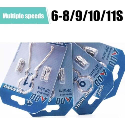 6/8/9/10/11 Speed MTB Bike Chain Magic Buckle Link Chain Buckles Removal Tools Mountain Bicycle Rear Shocks Repair Tools