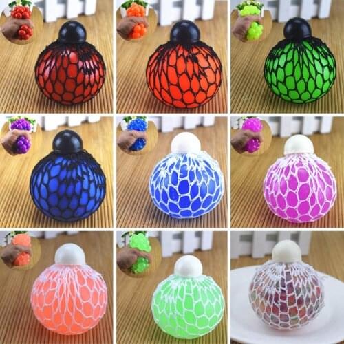 Anti Stress Grape Balls Venting Balls Squeeze Stresses Reliever Toy Funny Gadgets Gift YH-17