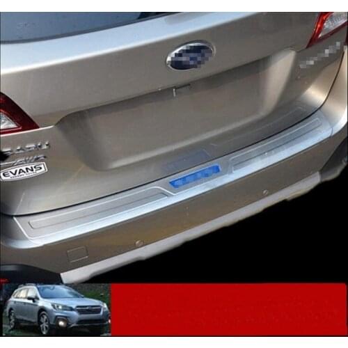 Car accessories For Subaru outback 2015 Stainless Steel Rear Inner Trunk Boot Bumper Guard Plate Protector Molding Trim
