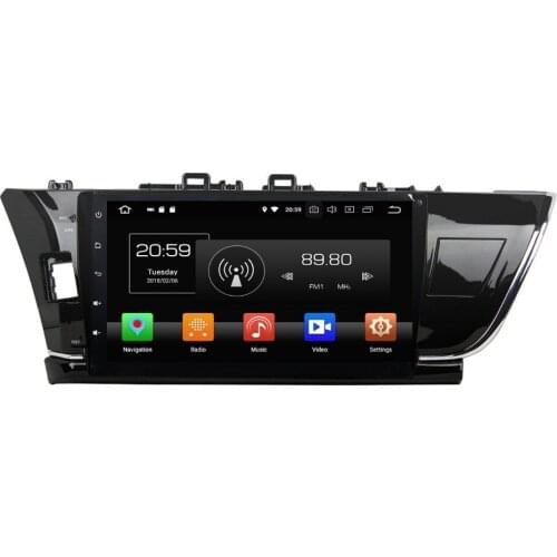 4GB+32GB Octa Core 10.1" Android 8.0 Car Radio DVD Multimedia Head Unit for Toyota Corolla 2014 2015 Car GPS WIFI Bluetooth USB