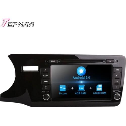Autoradio 8'' Octa Core Android 9.0 Car GPS Navigation For Honda City 2014- Stereo Auto Car Radio Multimedia player Audio 2 din