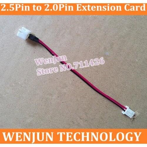 FreeShipping 2.5Pin to 2.0Pin Extension Cable 2P video card Fan Extension Power Cable 50PCS