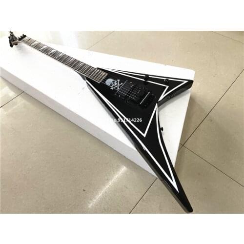 Free shipping for high quality custom version of Dovetail Fork Skull Signature electric guitar