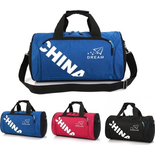 Large Women Men Gym Bags Fitness Single Shoulder Bag Sneaker Shoes Yoga Packing Organizer Canvas Sport Crossbody Travel Duffe