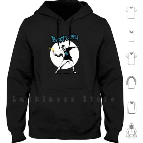 Bortles! Hoodie Long Sleeve The Good Place Molotov Cocktail Street Art Jacksonville Florida Tgp Mendoza Jason Duval