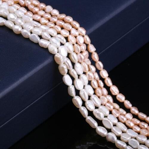New Style Hot Sale Natural Freshwater Pearl Irregular Loose Beads 4-5 Mm For Jewelry Making DIY Bracelet Necklace Accessory