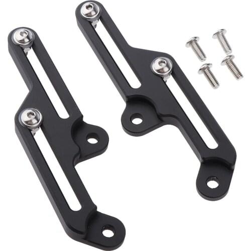 Black Motorcycle Windscreen Adjusters for Honda NC700X NC750X 2012-2015 Adjustable From 12mm to 52mm in height