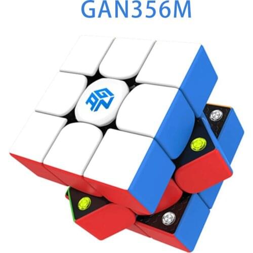 GAN356M 3x3x3 Magnetic Magic Cube 3x3 Puzze Speed Cube GAN356 M cubo Magico GAN 356 M Gans 3x3x3 Cube Toys For Children