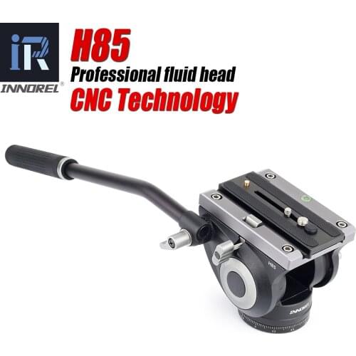INNOREL H85 Hydraulic Tripod Head Heavy Duty Full Landscape Bird Photography Bracket Head Fine CNC Process and Damping Settings