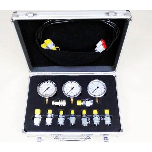 Hydraulic Tester Measuring Instrument Oil Pressure Gauge Precision Pressure Gauge Portable Excavator