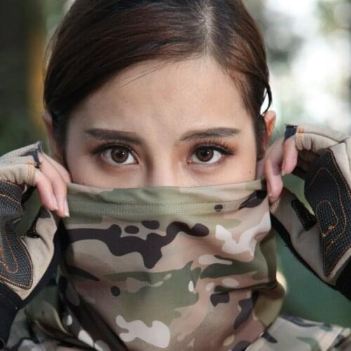 Camouflage Sport Scarf Mask Wargame Cycling Hunting Army Bike Military Helmet Liner Tactical Airsoft Cap