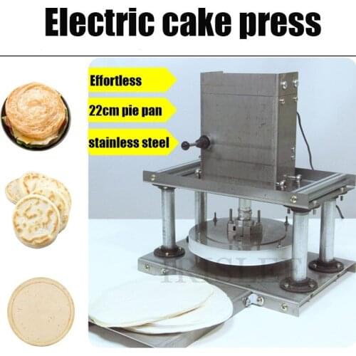 Commercial Dough Presser Machine Electric 22Cm Chapati Sheeting Machine Pizza Dough Forming Machine