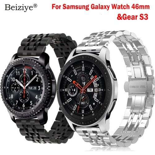 Stainless Steel band For Samsung Galaxy watch 46mm Strap gear s3 Metal bracelet Wristband for Samsung Gear S3 Frontier/Classic