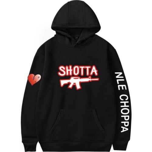 Fashion Nle Choppa Hoodies Men Women Casual Pullover Boys/girls Sweatshirt Sudadera Hombre Male Rapper Nle Choppa Tops