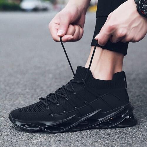 Mens Lightweight Running Shoes Summer Ultra-light Breathable Sneakers Walking Shoes Boys Sneakers Size 39-46 YXYT