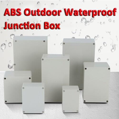 Outdoor Waterproof Enclosure Plastic Box Electronic Project Instrument Case Electrical Project Box Junction Box Housing