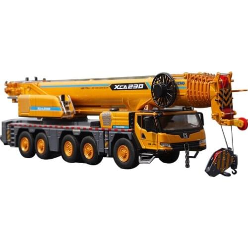 Original factory 1:50 XCMG XCA230 Diecast Crane Model alloy machinery crane truck model for gift