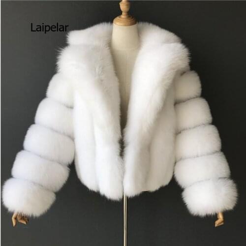 Autumn Winter Thick Coats Lady Faux Fur Coat Female Fluffy Zip Warm Outerwear Women Short Teddy Jackets