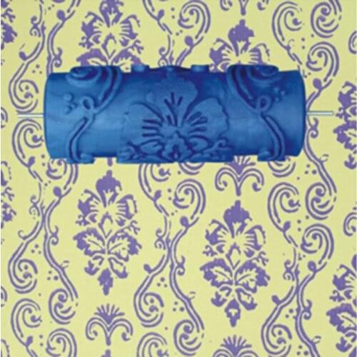 Hot model pattern 5inch 3D rubber decorative wall painting roller, 025YB,free shipping, wall pattern design roller