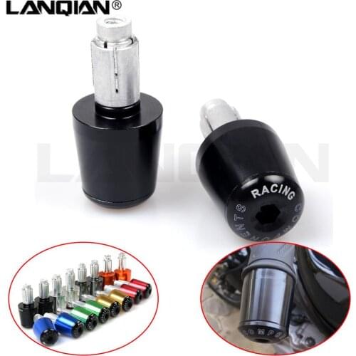 7/8'' 22 mm CNC motorcycle handlebar handle bar grips ends for suzuki GS500F GS 500F gs500F SFV650 2004-2009 2005 2006 2007