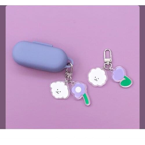 Cute Keyring Earphone Case Silicone Protective Cover Shell for Huawei Freebuds 3i Wireless Bluetooth Earphones Accessories