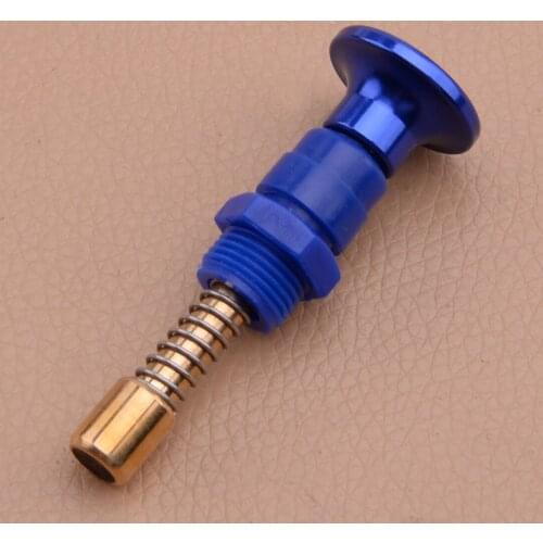 Blue 28mm-41mm Carburetor Pull Choke Lever Plunger Replacement Fit For Keihin PWK Airstriker Yamaha Honda