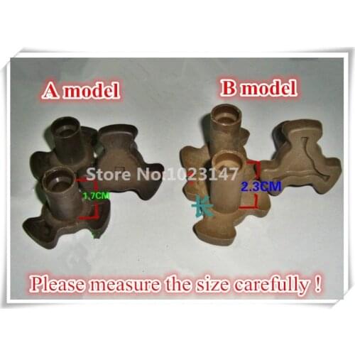 Microwave Oven Parts,Plum Blossom Shafts for Glass Plate Fits Galanz,Midea etc