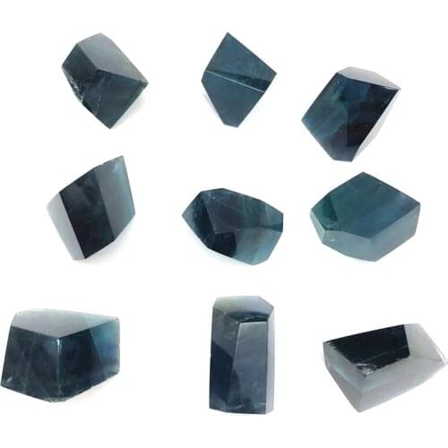 1pc Natural Blue Fluorite Freeform Crystal Irregularly Stones Polished Making Healing Crystals Natural Stones and Minerals