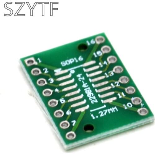 20pcs/bag Adapter plate SOP16 SSOP16 TSSOP16 SOP TO DIP 0.65 / 1.27mm