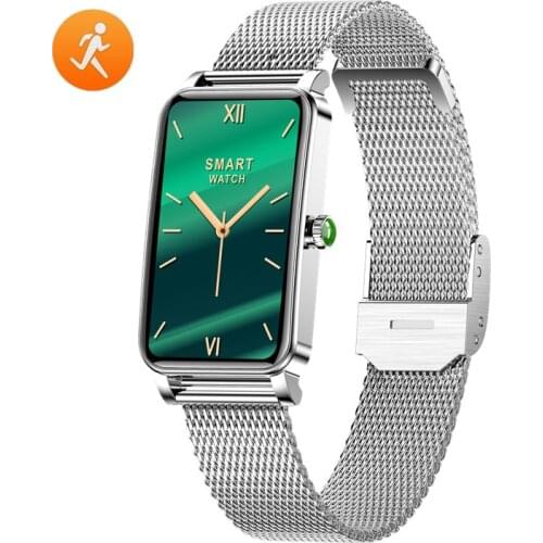 2021 Women Smart Watch Sports Fitness Bluetooth Bracelet Wristband IP68 Waterproof Heart Rate Blood Oxygen Monitor Mother Gift